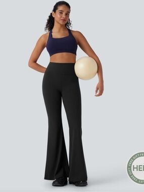HALARA Tummy Control Button Lifting Flare NWOT!